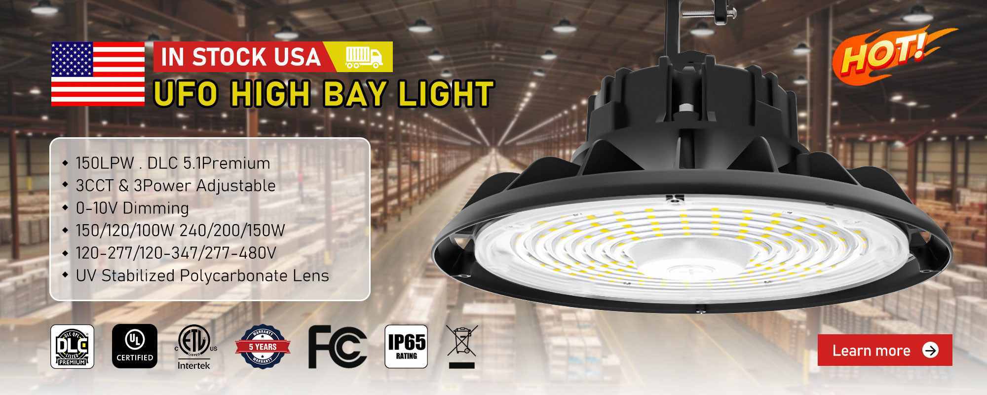 Quality LED UFO Highbay Light factory