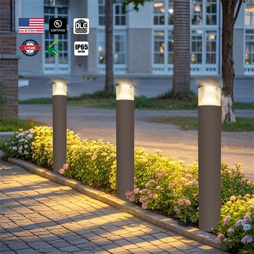 24W IP65 Adjustable LED Bollard Light for Outdoor Landscaping