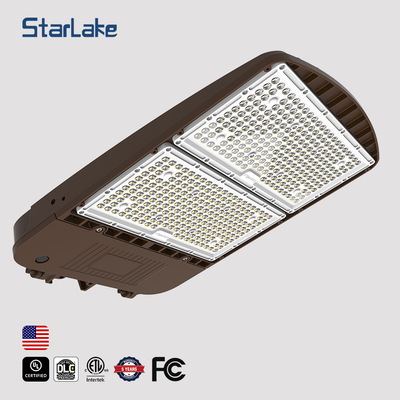 Durable Outdoor 500 Watt LED Parking Lot Lights  3 Power And 3 CCT Selectable