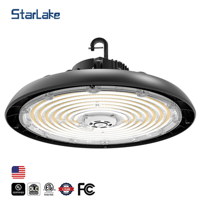 5000K Aluminum Alloy LED UFO Highbay Light 22500lm-36000lm Dimmable 100W-240W 120° Beam