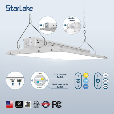 Tunable LED Linear Highbay Light 80W 100W 120W Aluminum Material