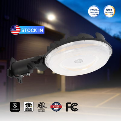 ETL UL Large Dusk To Dawn LED Barn Light With Photocell 60w 80w 100w 3Power And 3CCT Adjustable