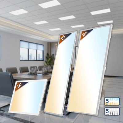 30W 40W 50W 60W 72W LED Panel Light No Flicker SMD2835 Chips ETL DLC 5.1 2x2' 2x4' 3000K 4000K 5000K