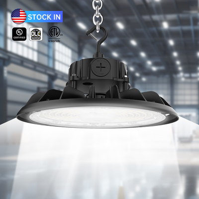 LED UFO High Bay Light Selectable Wattage 150W/200W/240W & CCT 3000K/4000K/5000K High Lumen 150LM/W