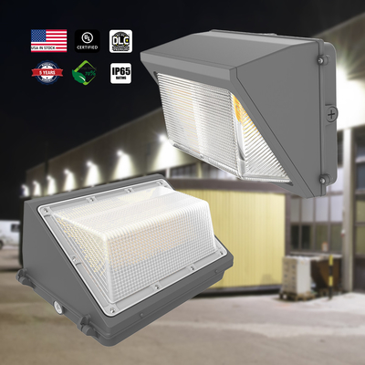 140lm/W Outdoor 120W LED Wall Pack Light IP65 Waterproof Slim For Parking Area Pathway