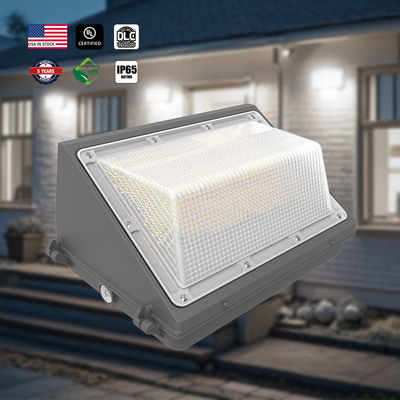 Commercial Outdoor Slim LED Wall Pack Light With Photocell 40W 45W 60W 80W 100W 120W IP65