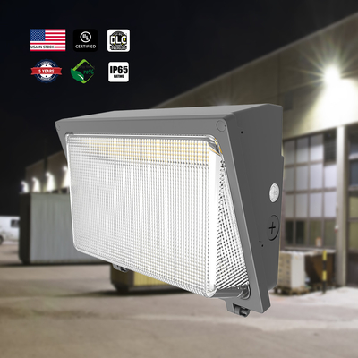 OEM FCC UL 30W-120W LED Wall Pack Light 140lm/W 3CCT Adjustable for Loading Docks Pathway