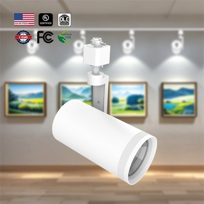 110 Lm/w IP20 LED Track Lamp 10/15/20/25/30W Adjustable Track Light for Art Galleries