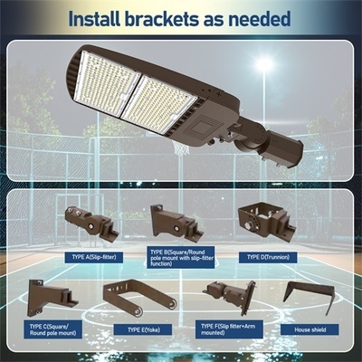 LED Street Shoebox Light With 30000Lm Brightness For Safe And Effective Led Street Light Factory