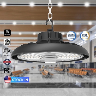 Dimmable LED High Bay Lights 150 LM/W Round LED High Bay Fixture