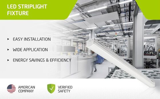 Indoor LED Linear Strip Light Fixture High Bright LED Tube Light Fixture