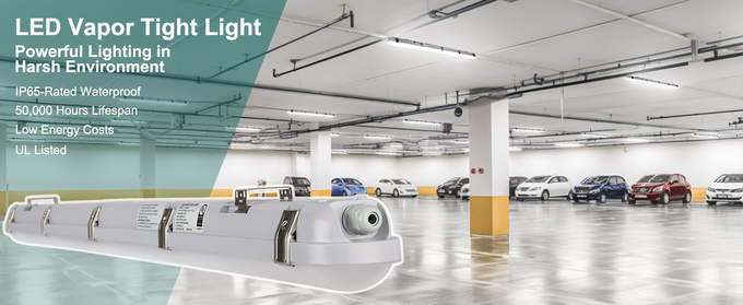 IP65 Vapor Tight LED Lights 3250lm-5850lm LED Weatherproof Light 0